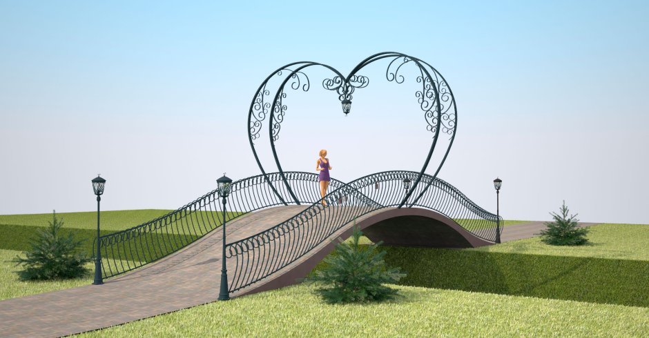 Малая архитектурная форма мостики