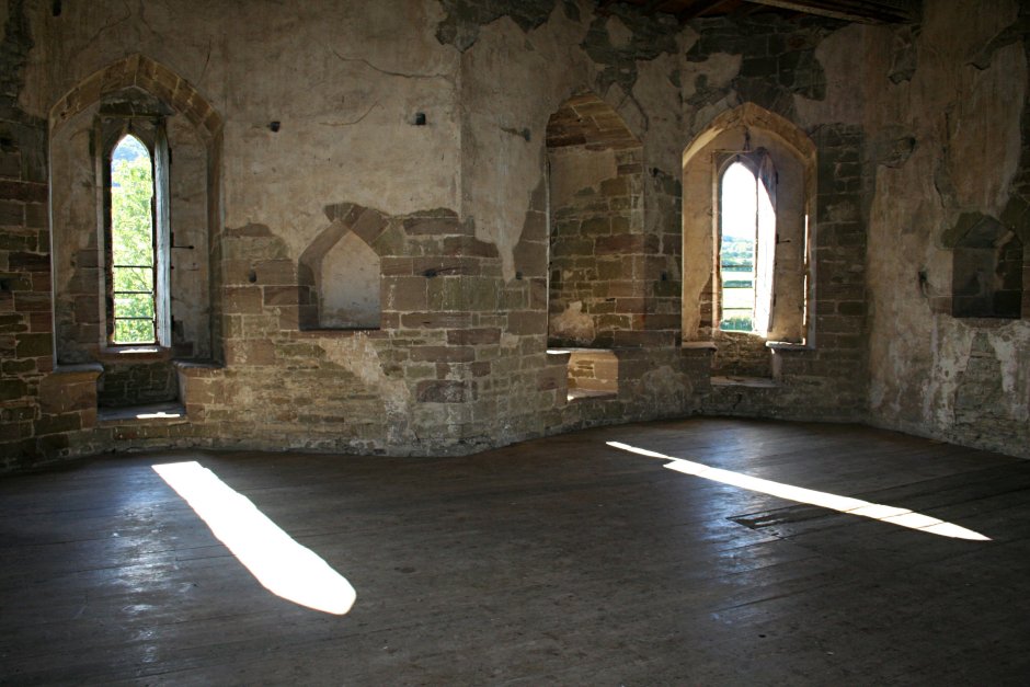 Medieval Castle Interior balcony