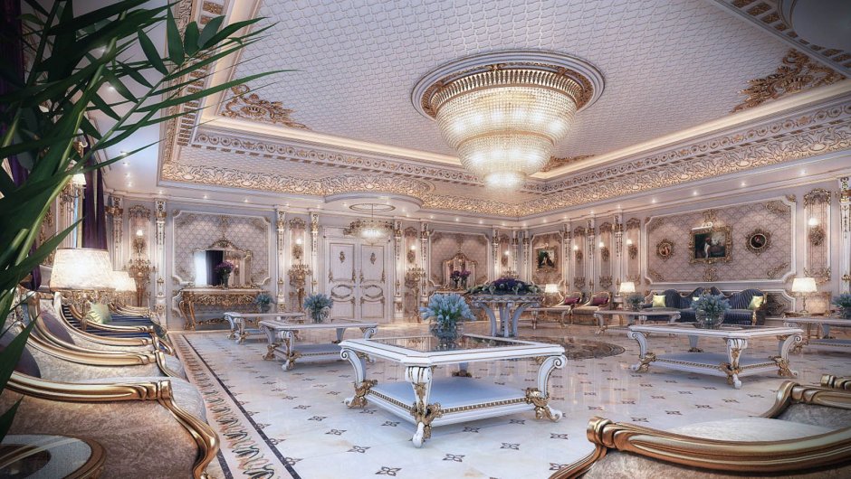 Luxury Mansion Interior спальни