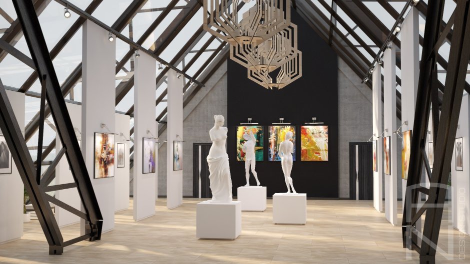 Интерьер выставки