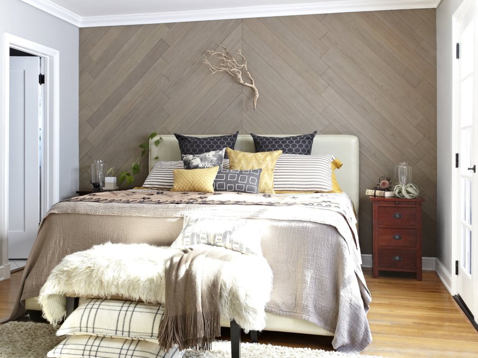 Rustic Wood Decor спальня