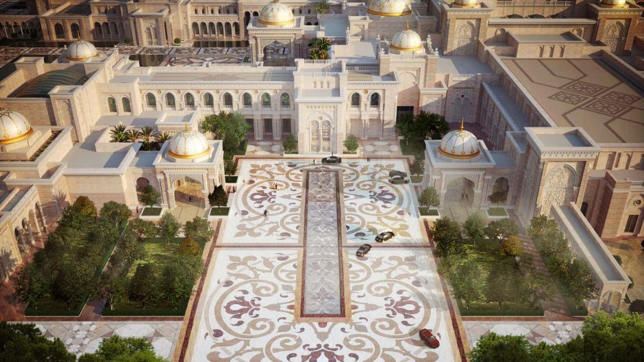 Президентский дворец в Абу Даби карта