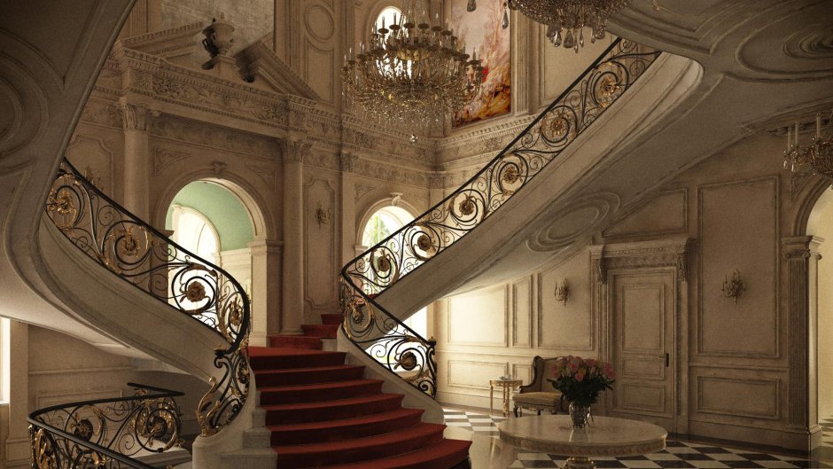 Парадная лестница Королевский дворец в Берлине