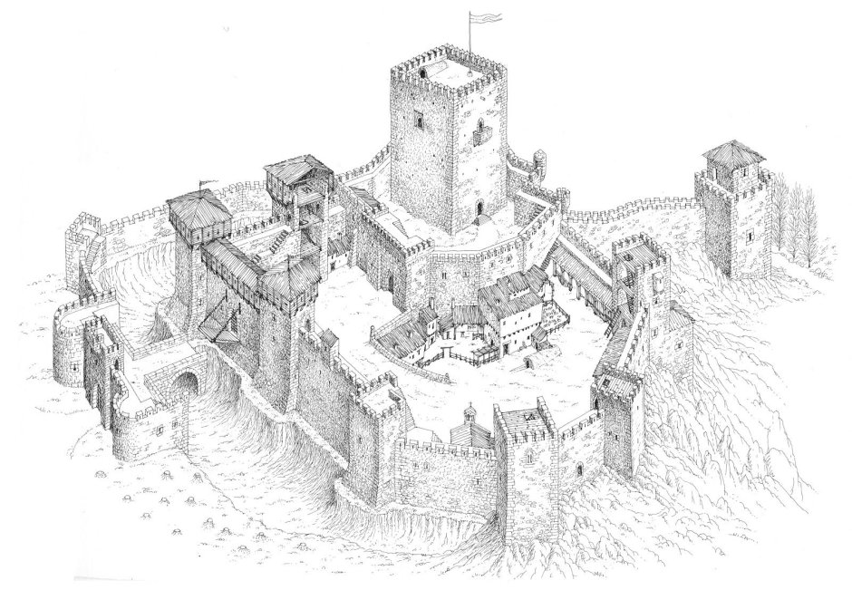 Замок Катаров Монсегюр