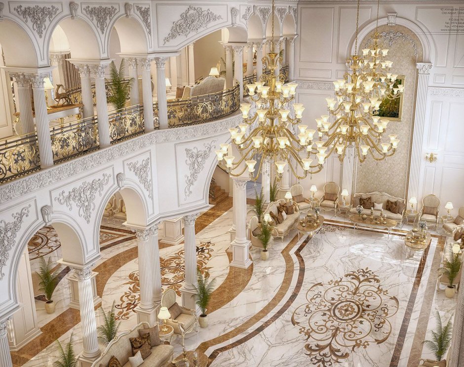 Luxury Design холла дворец
