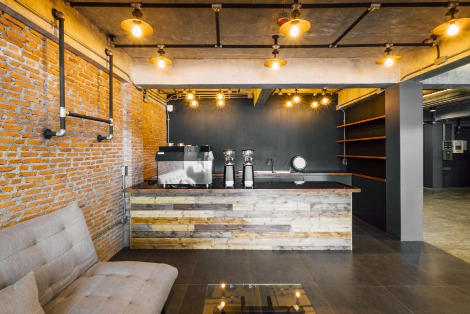 Loft Interior Design кирпич