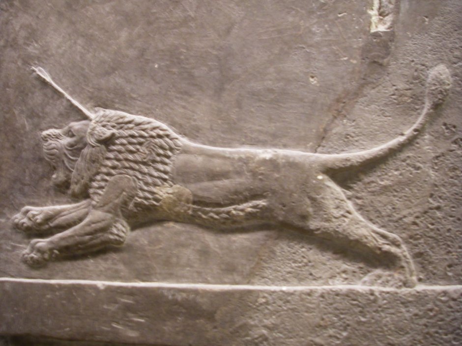 Львиная охота Ассирия