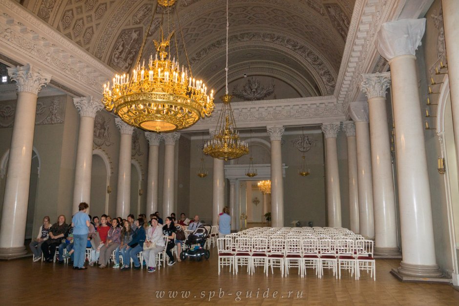 Юсуповский дворец Белоколонный зал