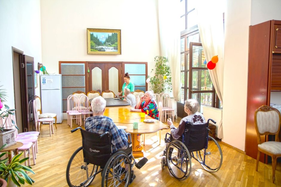 Комната отдыха для пожилых