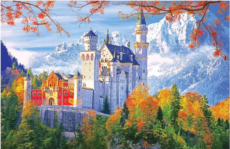 Замок в Австрии Нойшванштайн