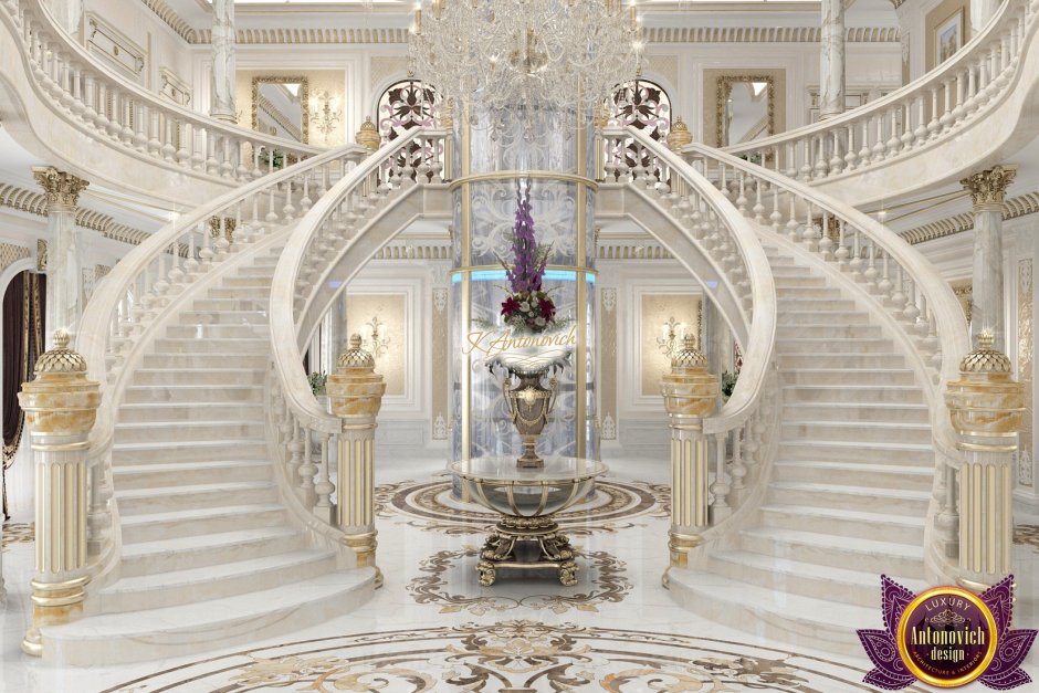 Дворец Версаче лестница в дворец