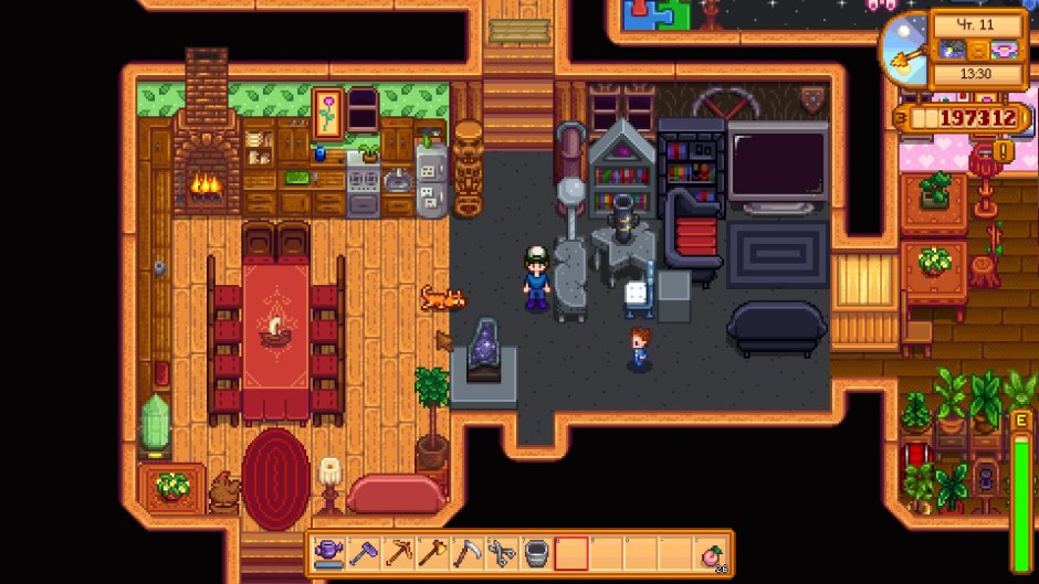Stardew Valley дом интерьер