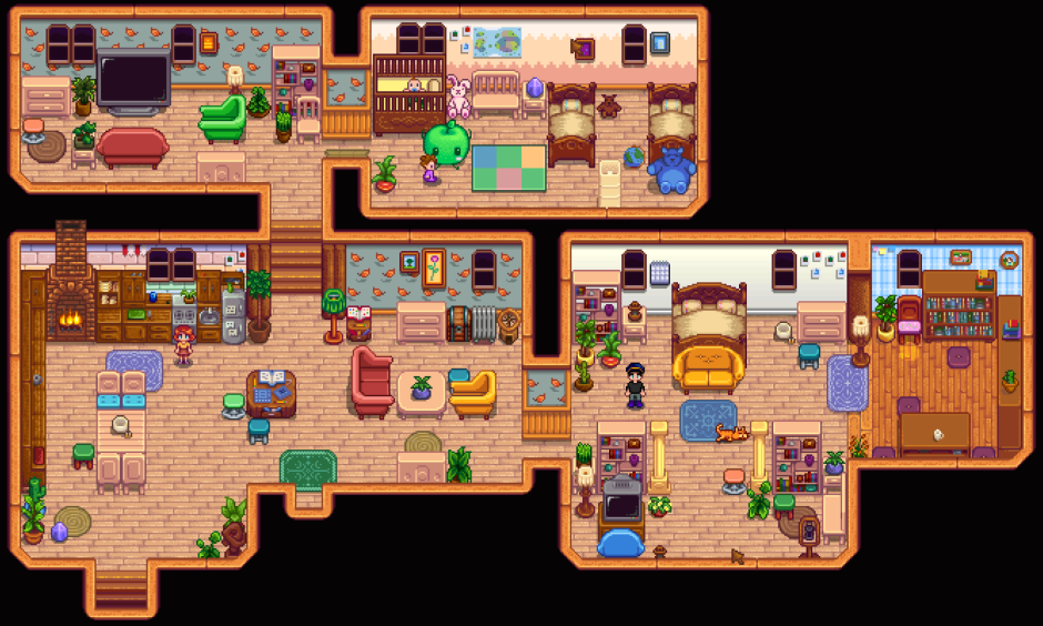 Stardew Valley интерьер фермы