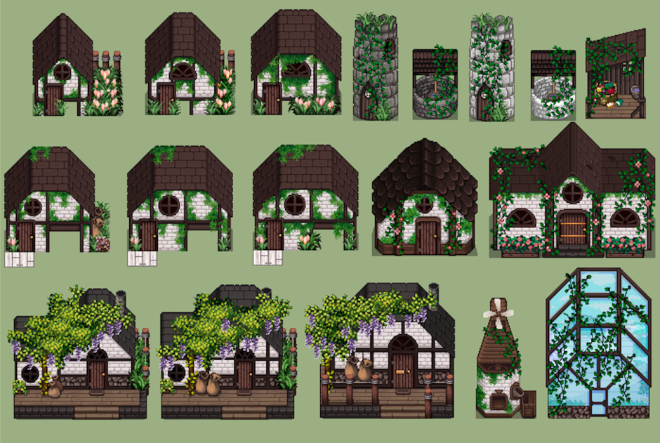 Stardew Valley дом интерьер Модерн