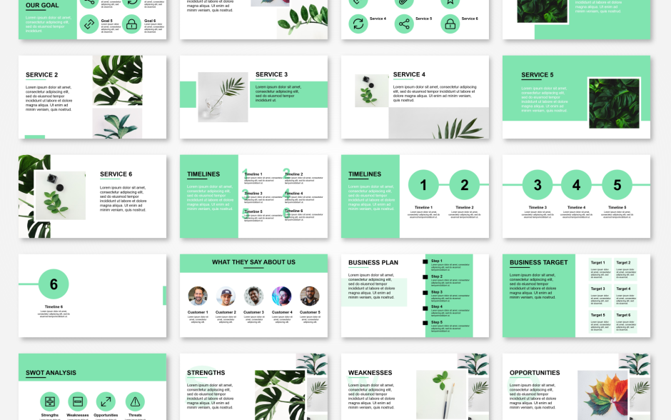 Примеры презентаций в POWERPOINT