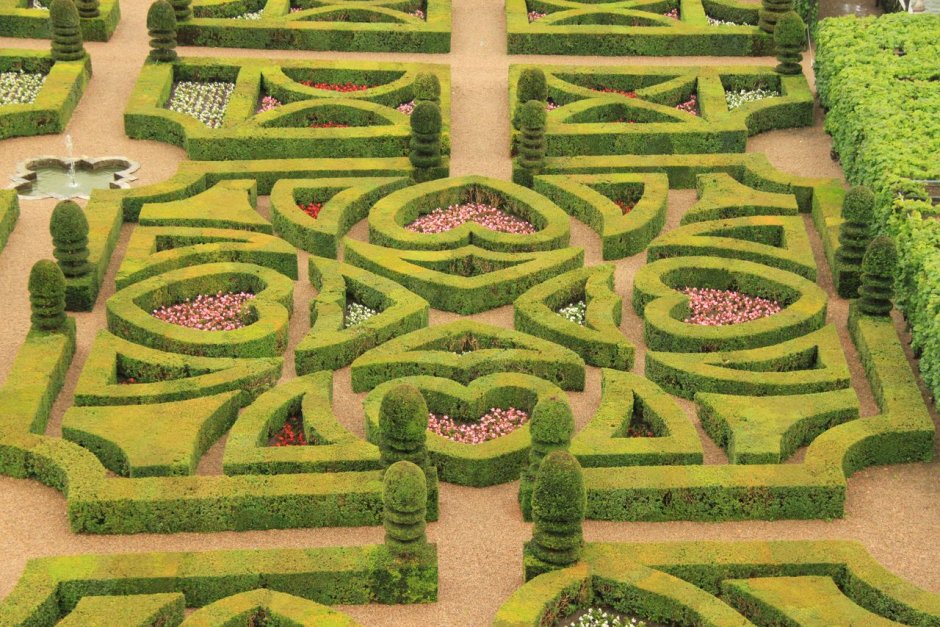 Орнаментальный сад Вилландри