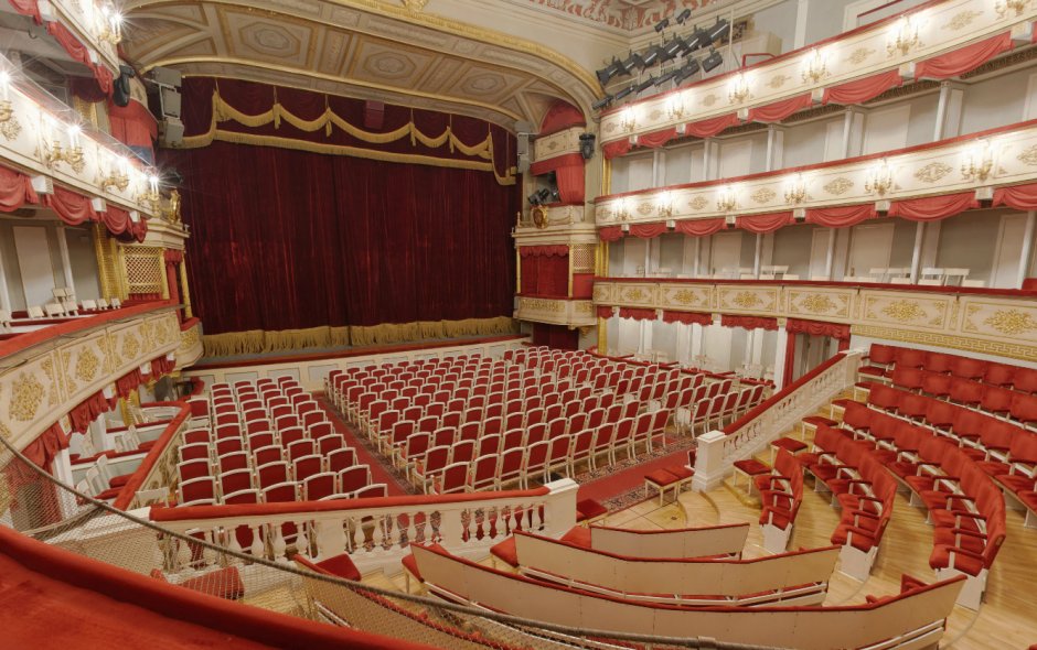 План зала Мариинского театра 2 с указанием мест