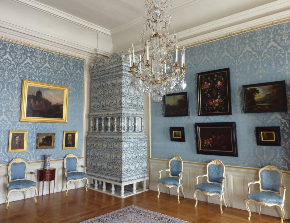 Спальня герцогини Рундальский дворец