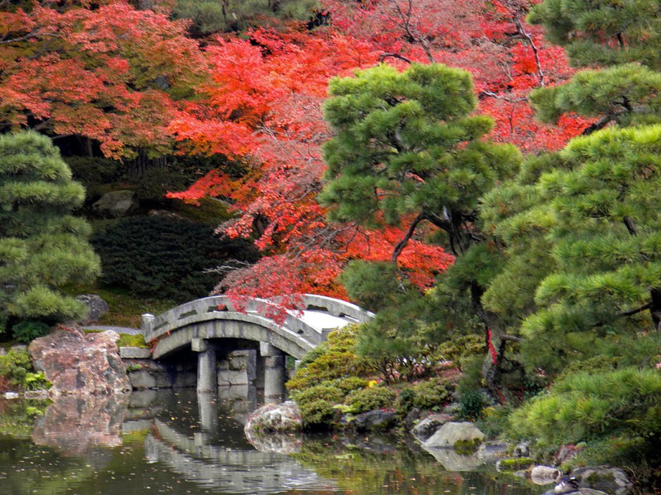 Ландшафтный Императорский парк Киото, Япония