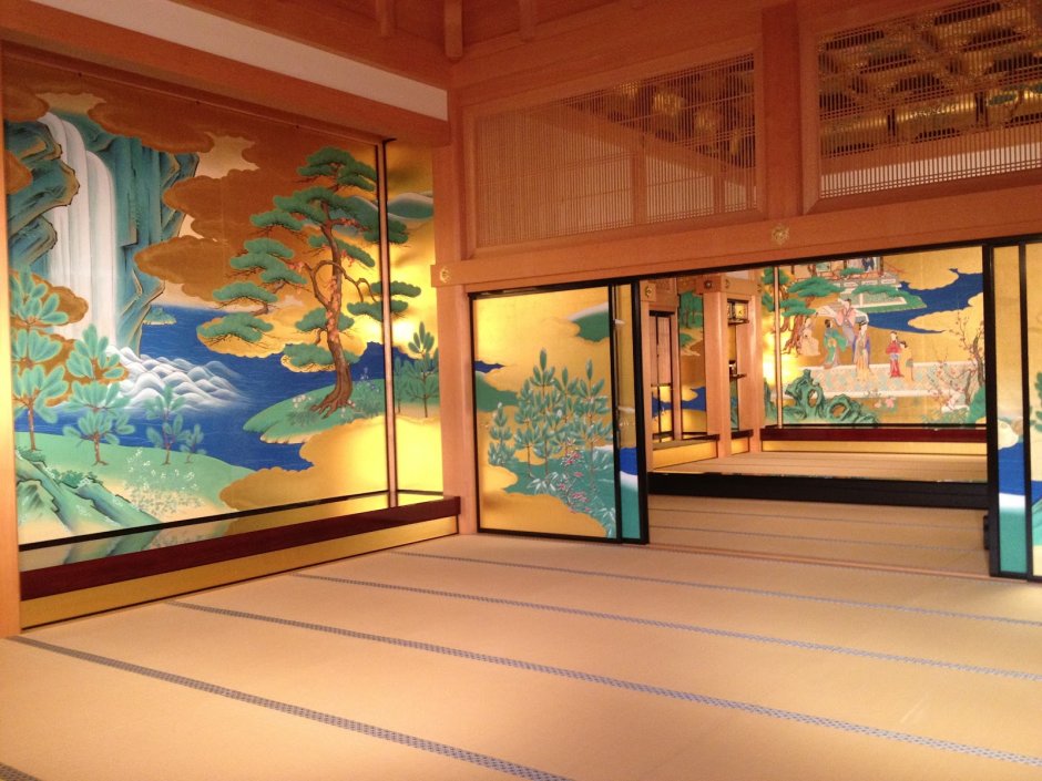 Настенная роспись дворцов Японии в 16-18