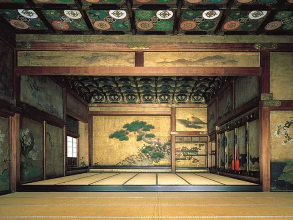 Замок Нидзё Киото интерьеры