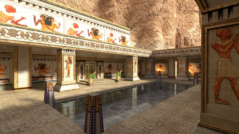 Храм царицы Хатшепсут внутри