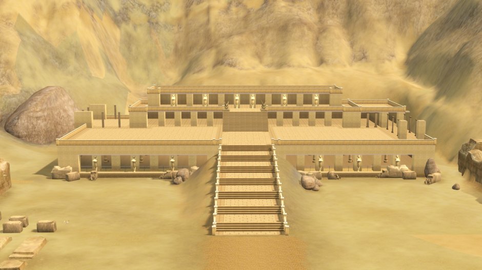 Погребальный храм Хатшепсут в Дейр-Эль-бахри