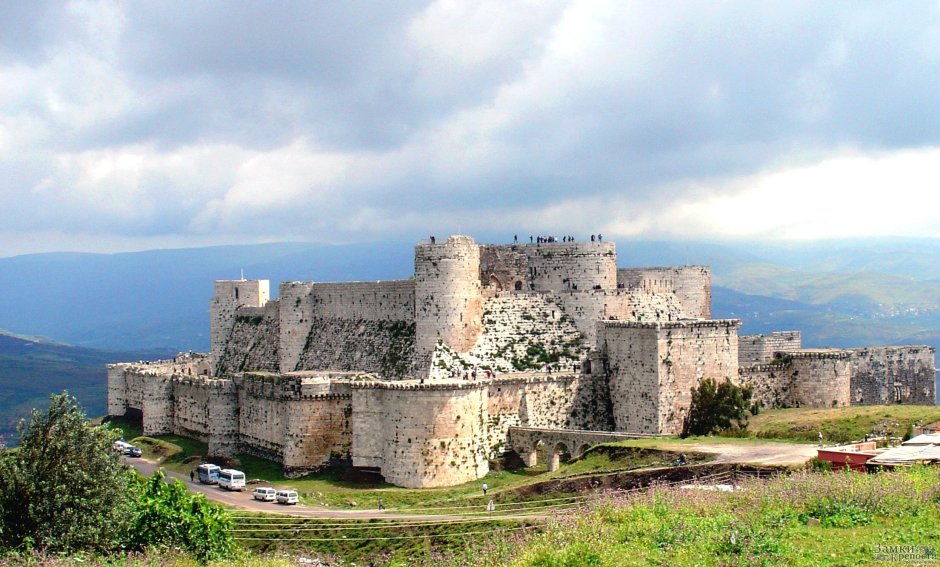 Крепость крак де Шевалье Сирия