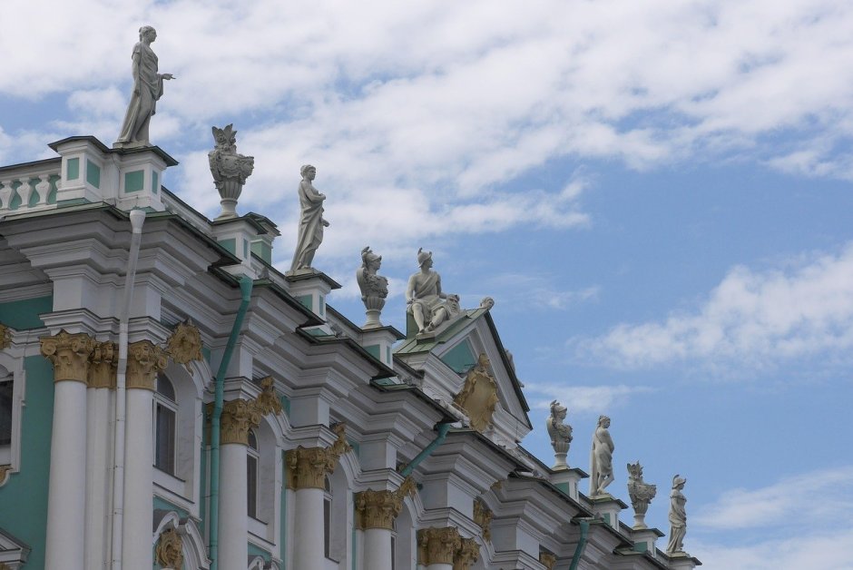 Зимний дворец Санкт-Петербург крыша