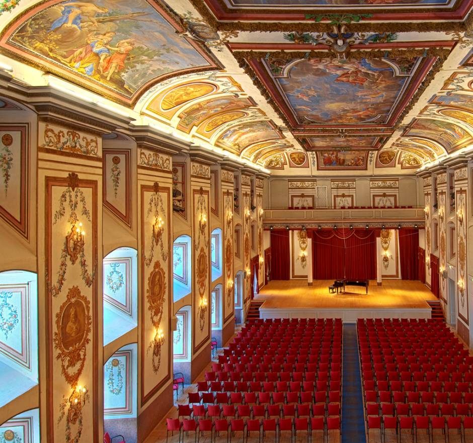 Германия дворец Сан-Суси внутренние залы