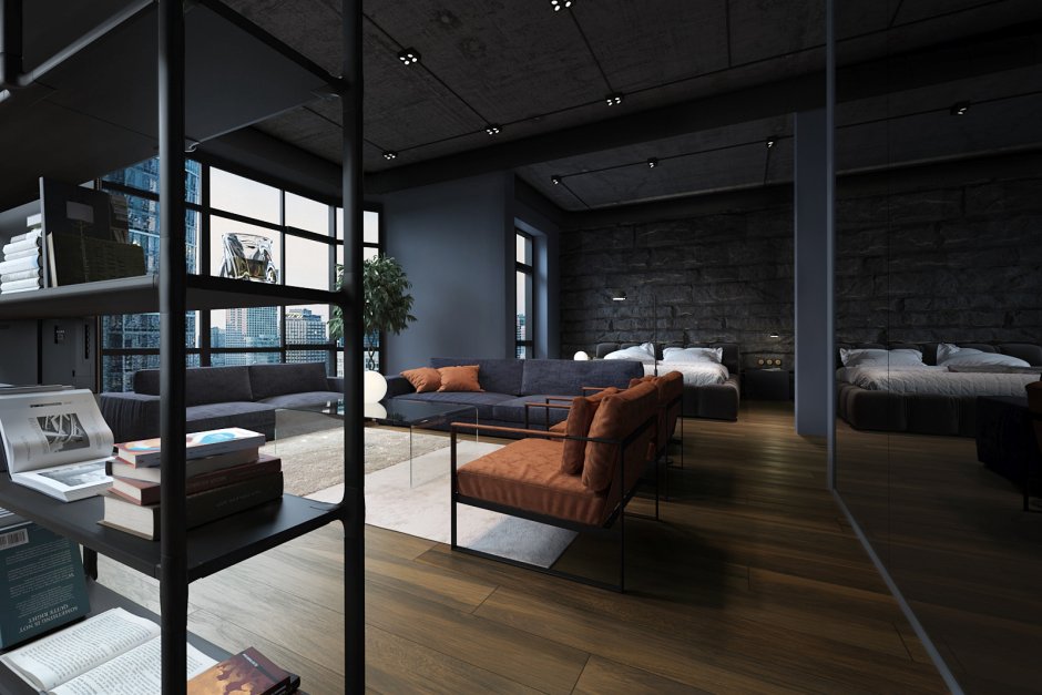 Loft интерьер