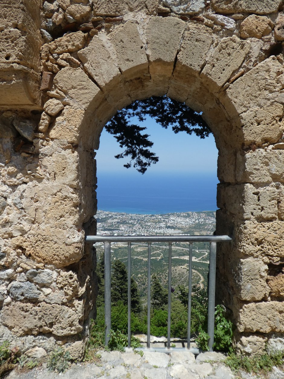 Medieval Ruins of the St. Hilarion Castle offering an amazing Cypriot Kyrenia