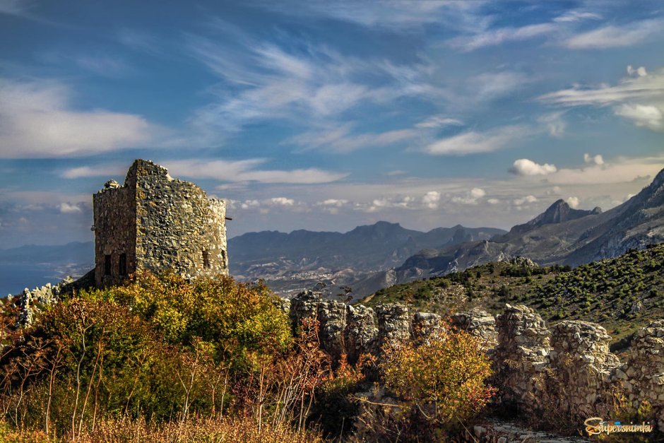 Руины замка на Кипре