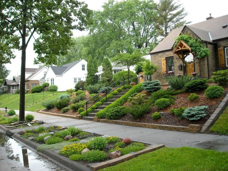 Скандинавский сад Front Yard