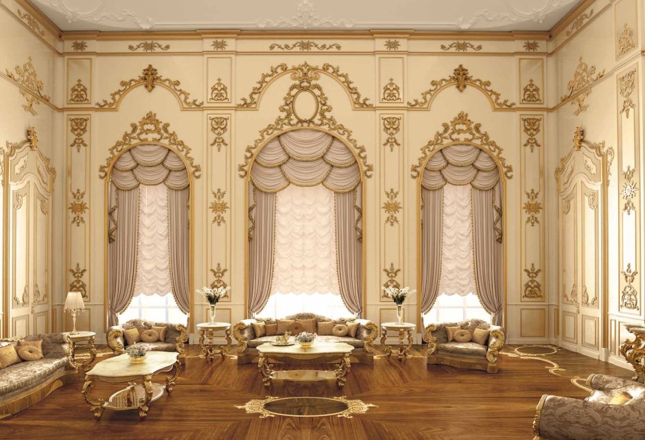 Стеклярусный кабинет китайского дворца в Ораниенбауме