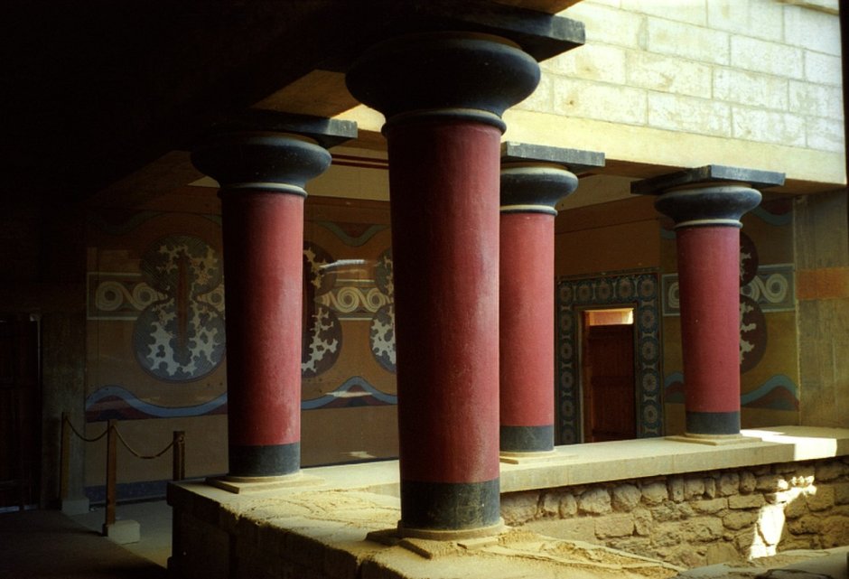Кносский дворец на Крите Тронный зал