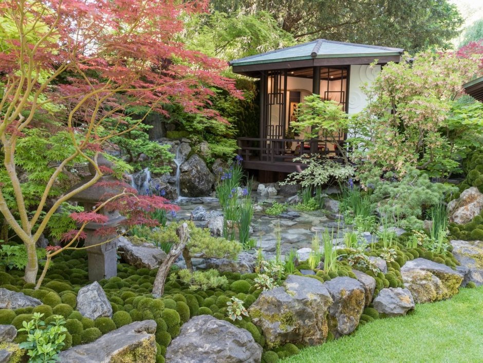 Частный сад в японском стиле