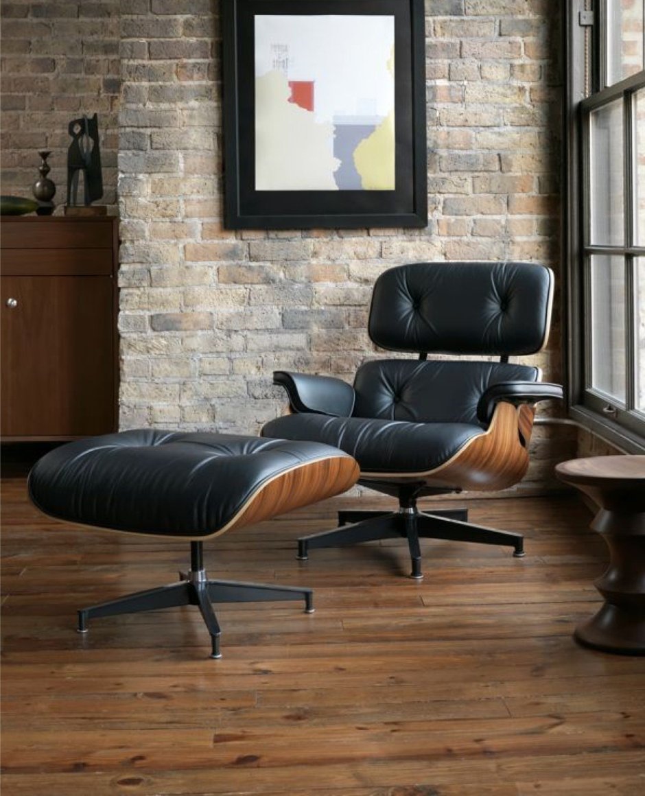 Кресло Eames Lounge and Ottoman