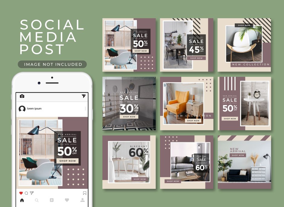 Instagram Template Interior