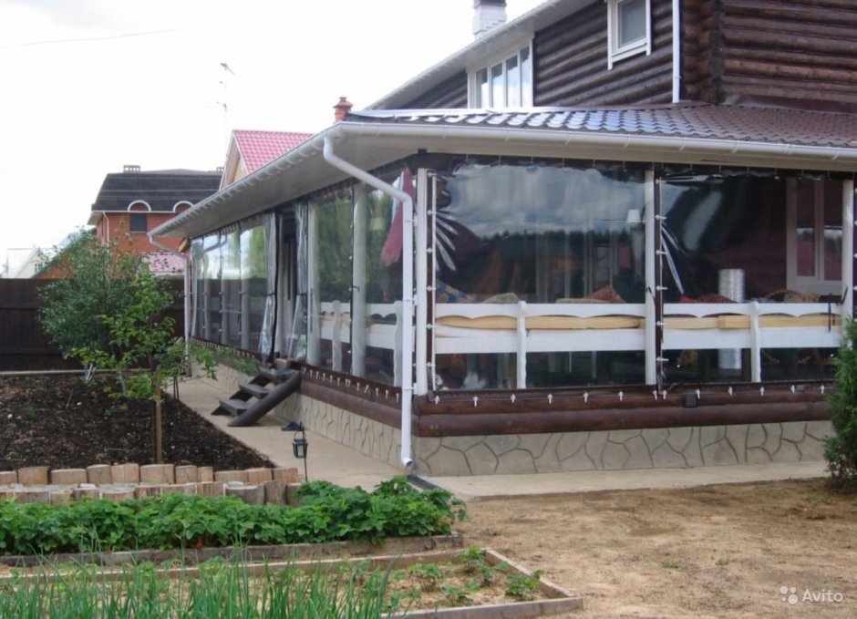 Прозрачные уличные шторы