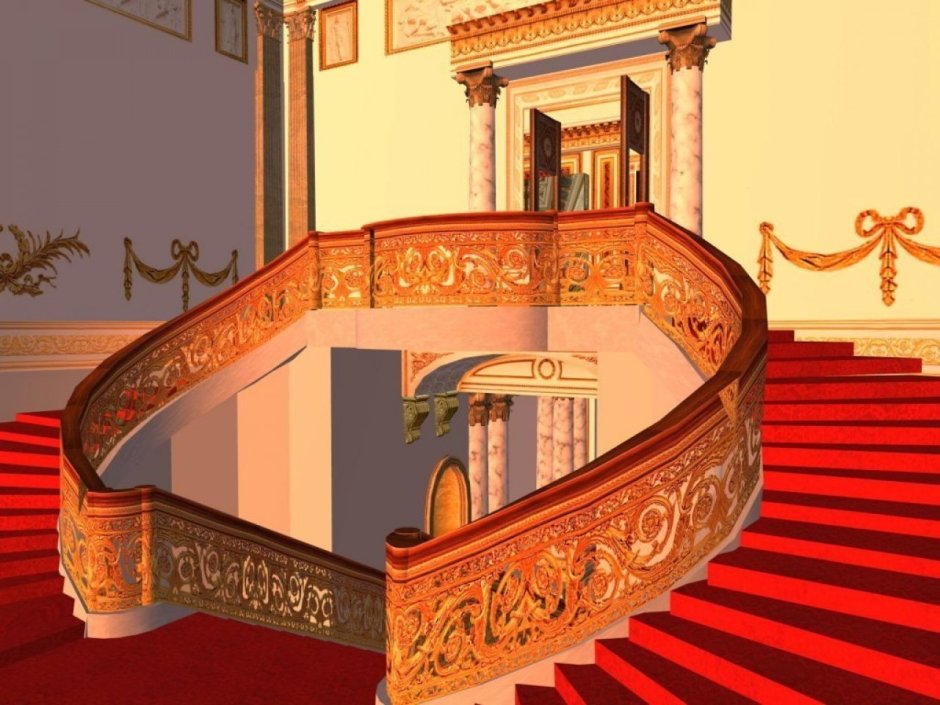 Букингемский дворец лестница