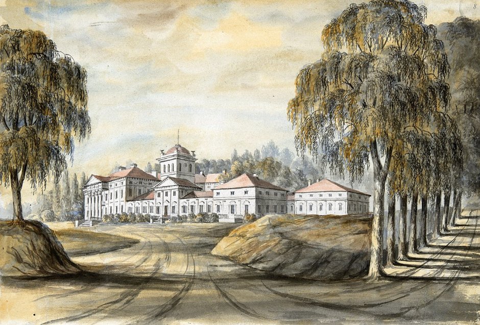 Дворец в усадьбе Качановка