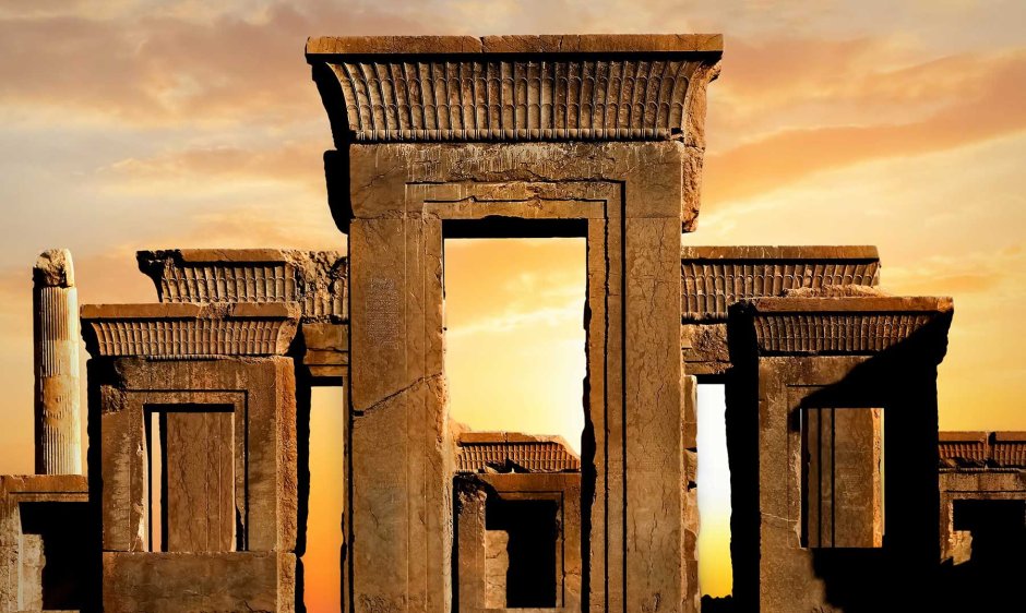Руины Персеполе-столицы ахеменитской державы,ресунки