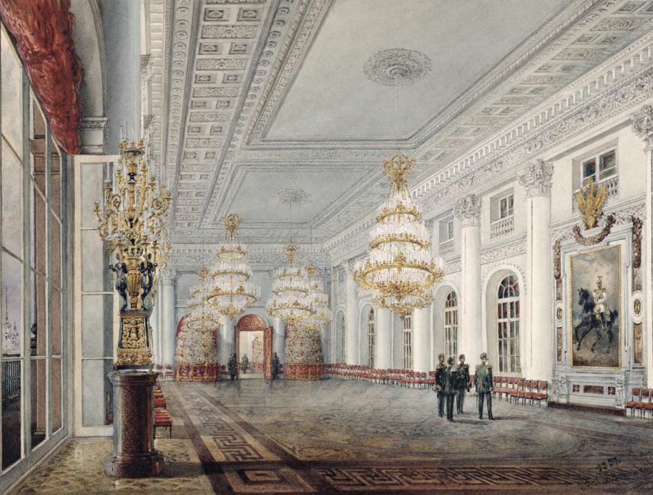 Большой Николаевский зал зимнего дворца