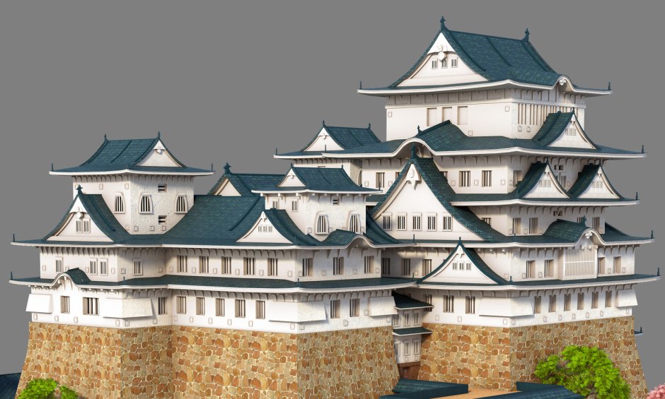 Дворец в Японии Химэдзи