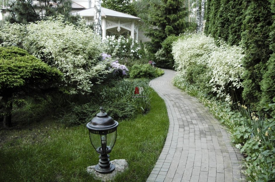 Русский усадебный стиль пейзажный сад