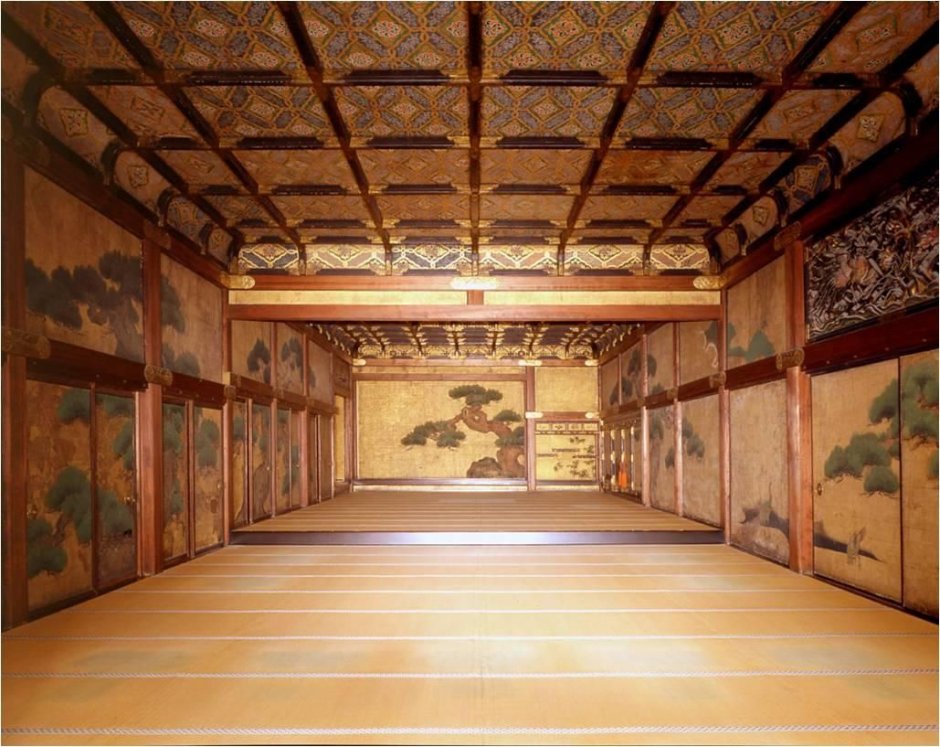 Императорский дворец в Киото внутри