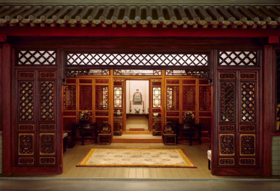 Традиционные едальни древнего Китая интерьер