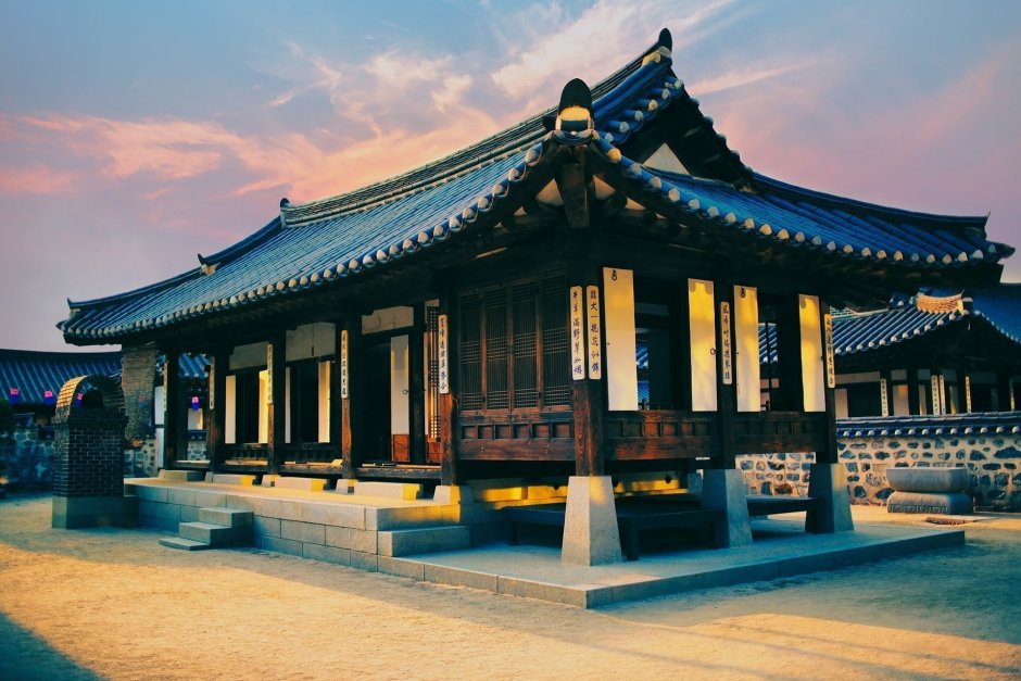 Ханок дом в Корее
