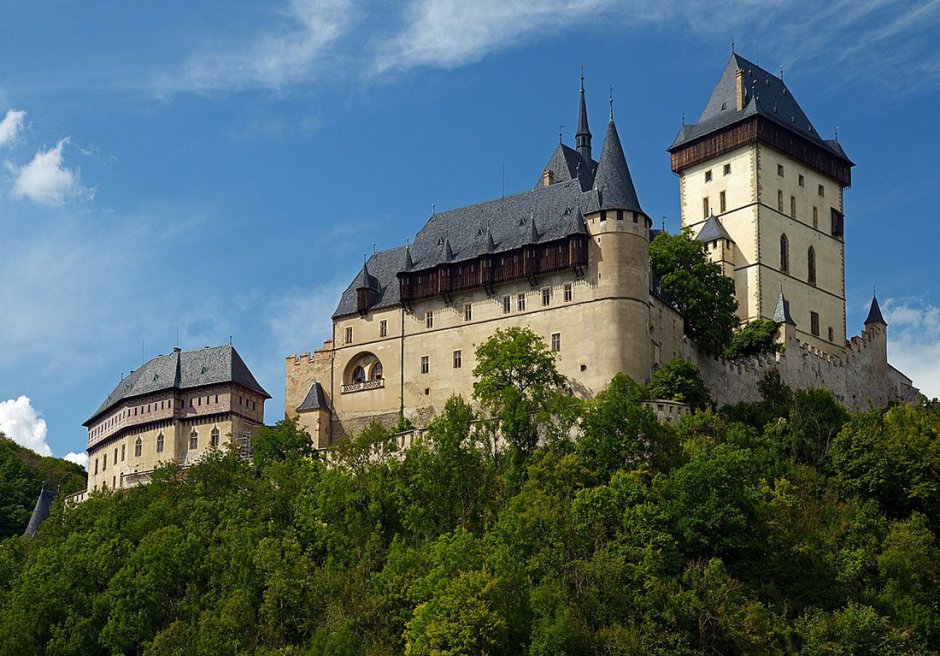 Замки в Чехии 14 века